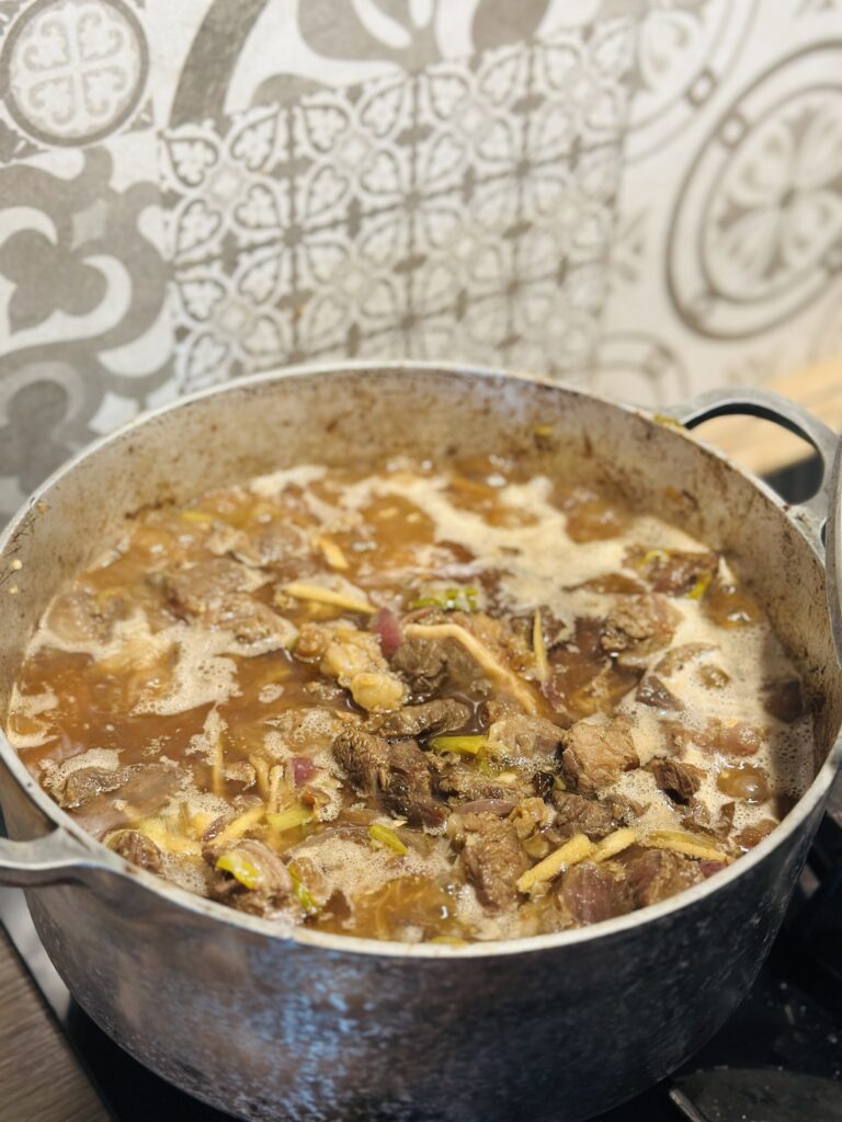 Hen’Omby ritra recette malgache viande braisé fondante gingembre